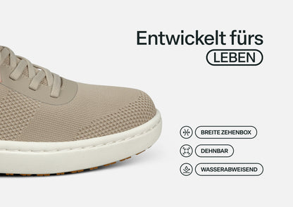 Lena - Beige Leichter Komfort-Sneaker für jeden Tag