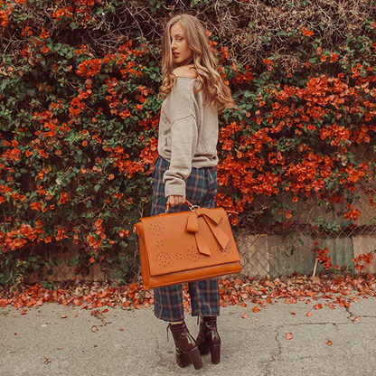 Bernadette – Schleifen-Satchel Handtasche