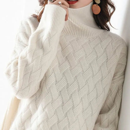 Cherry - Herbstlicher Rollkragenpullover