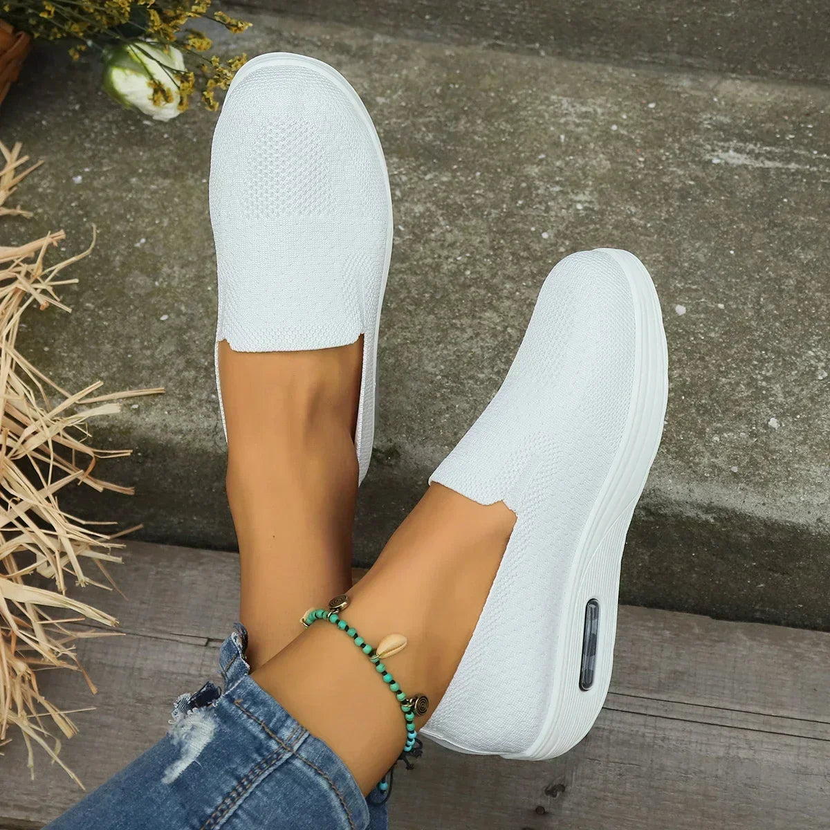 Trixie™ Plateau-Sneaker aus Mesh