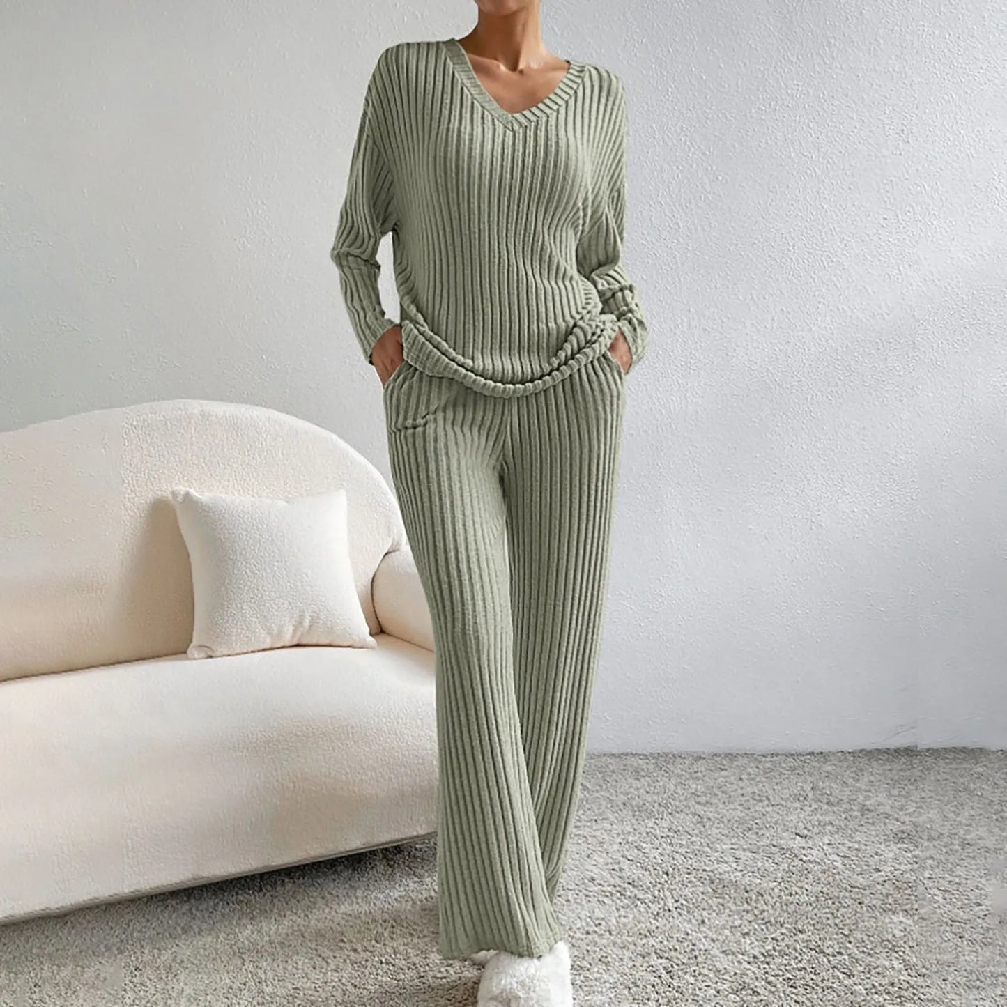 Yasmin™ - Strickwaren Zweiteiliges Set