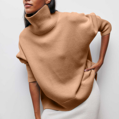 Margot - Gestrickter Rollkragenpullover