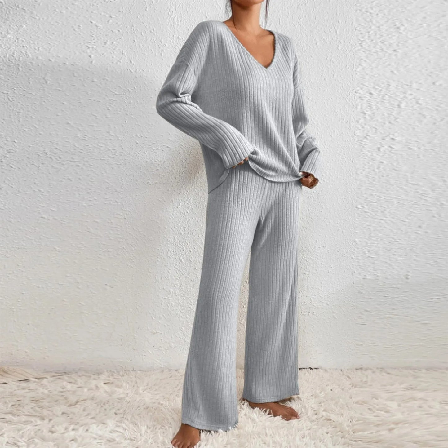 Yasmin™ - Strickwaren Zweiteiliges Set