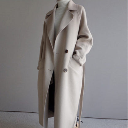 Clarissa -  Damen Trenchcoat aus Wolle