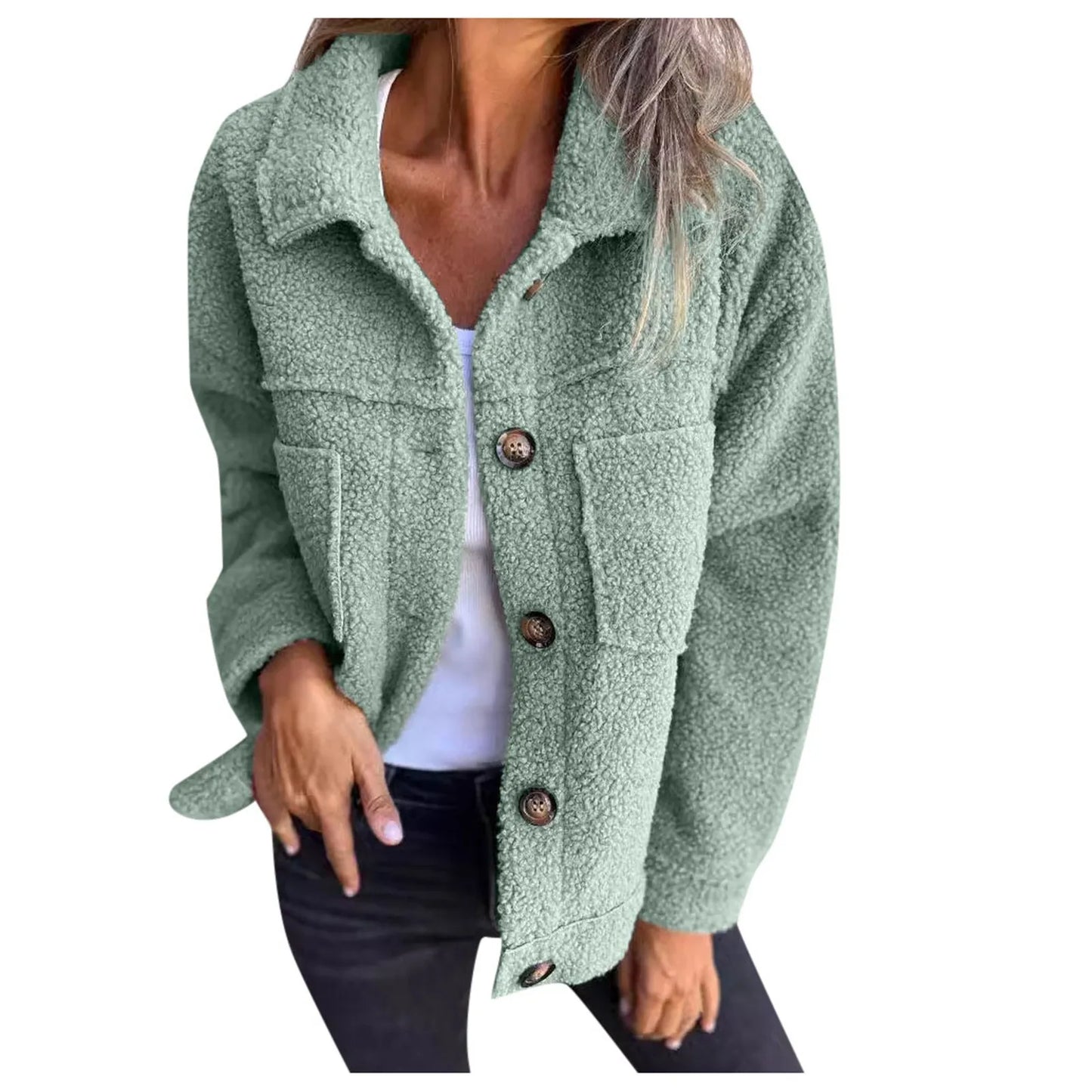 Dion - Kurze Jacke mit Manschetten