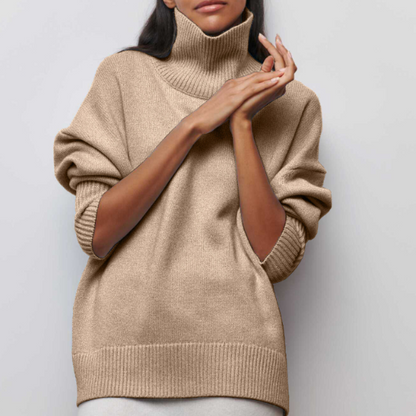 Margot - Gestrickter Rollkragenpullover