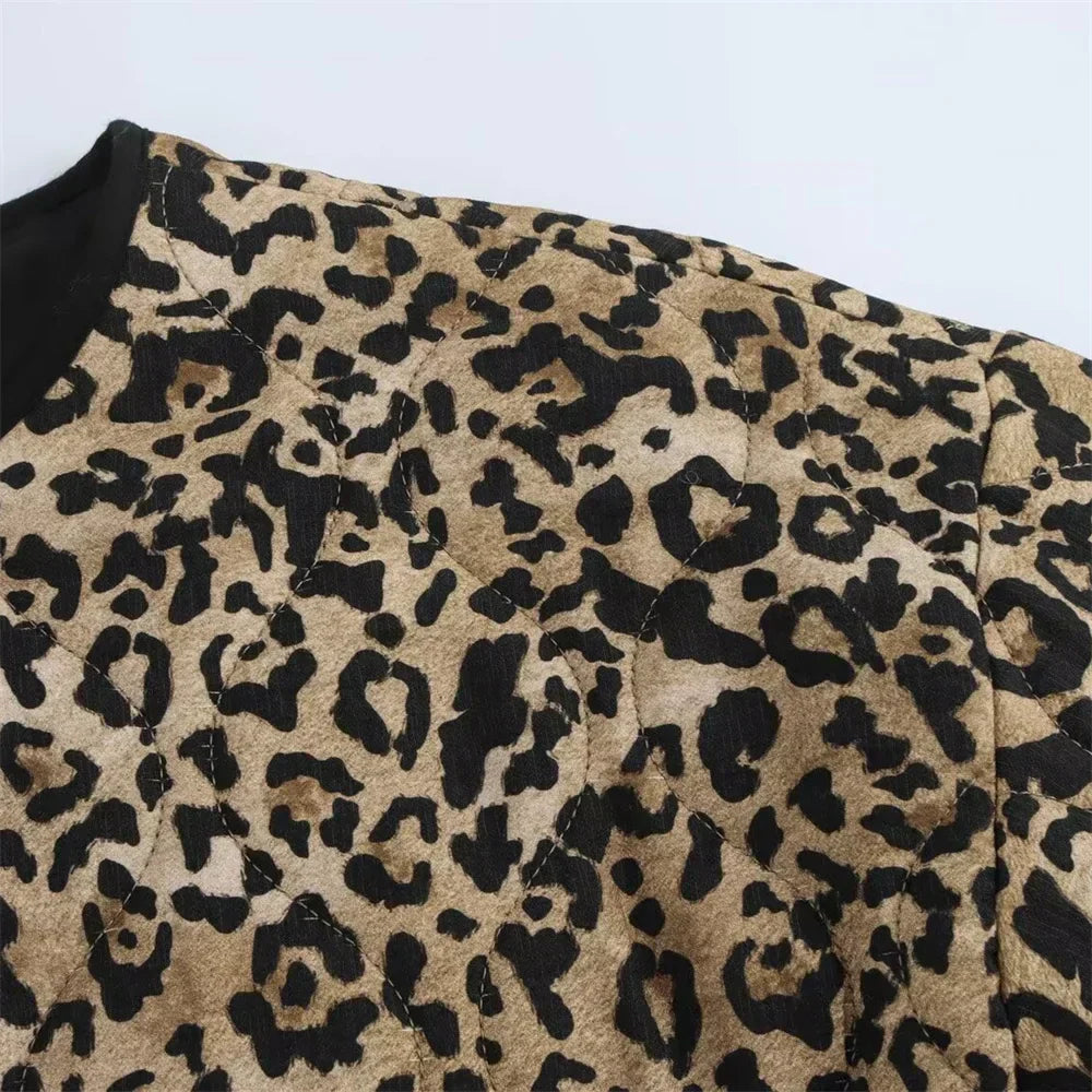 Animal Print Bomberjacken-Serie