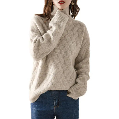 Cherry - Herbstlicher Rollkragenpullover