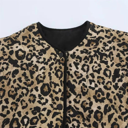 Animal Print Bomberjacken-Serie