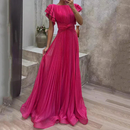 Plissiertes Abendkleid Rory