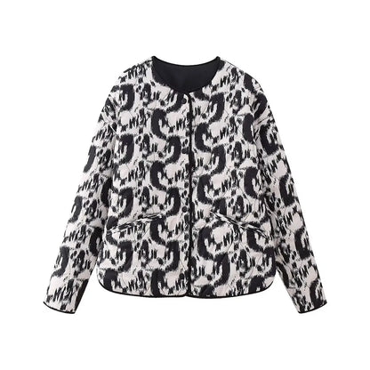 Animal Print Bomberjacken-Serie