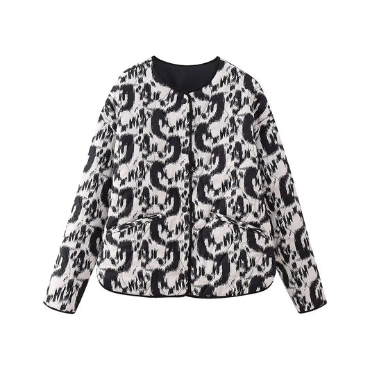 Animal Print Bomberjacken-Serie