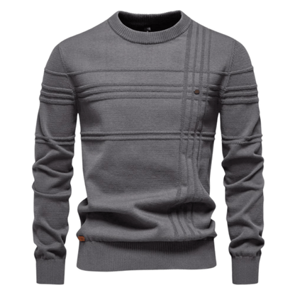 Burkhard | Stilvoller Herrenpullover mit Karodesign