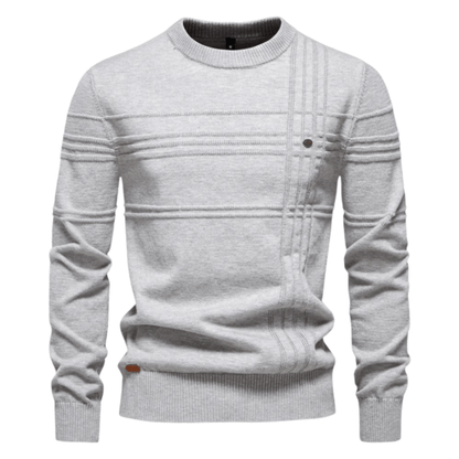 Burkhard | Stilvoller Herrenpullover mit Karodesign