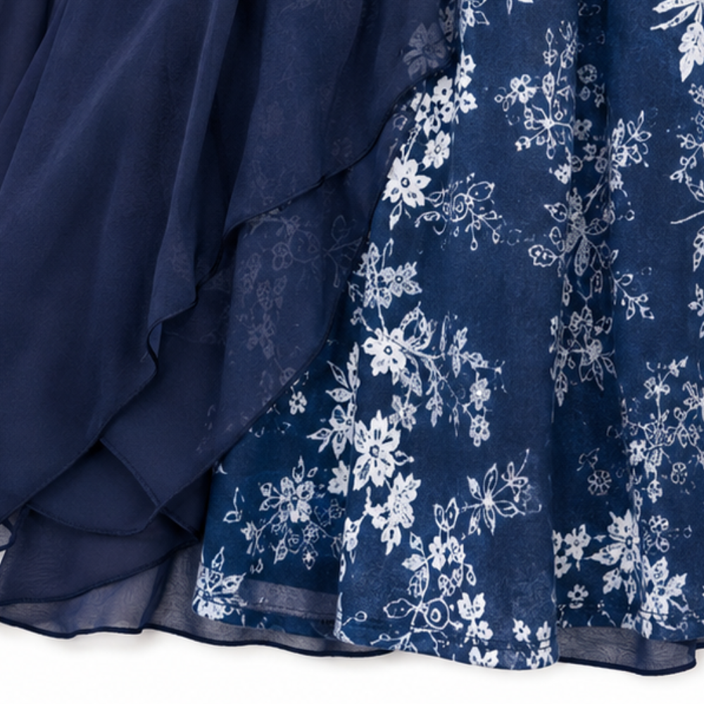 Wearbella – Geblümtes Maxi-Kleid mit passendem Duster