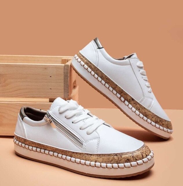Oluchi™ Orthopädische Sneakers mit Reißverschluss und Blumenmuster