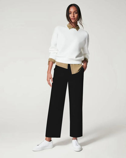 Stretch Twill Cropped Weithose