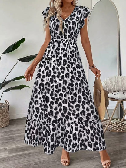 Osyrel - Bedrucktes Midi-Kleid