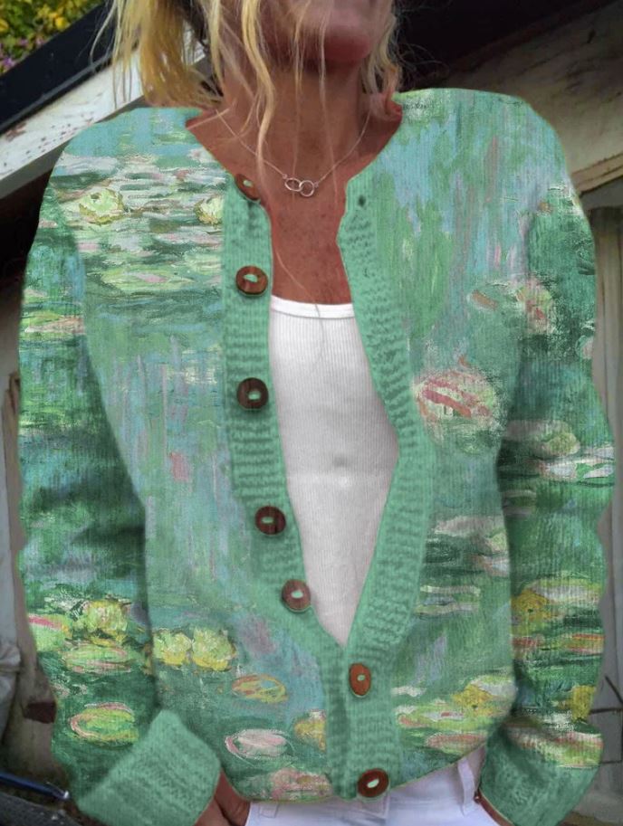 Michelle - Stylischer bedruckter Pullover