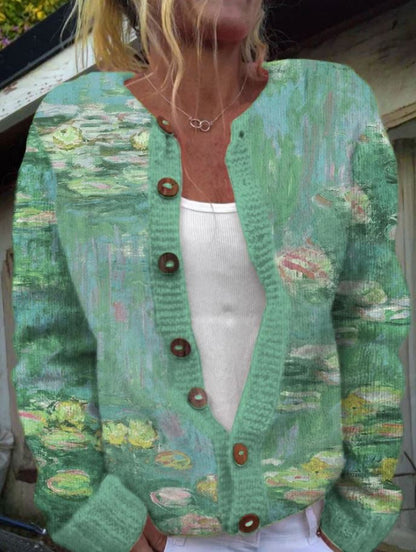 Michelle - Stylischer bedruckter Pullover