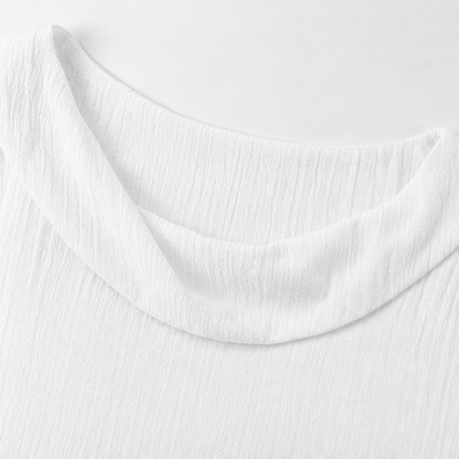 Céleste – A-Linien Midi-Kleid mit Rundhalsausschnitt