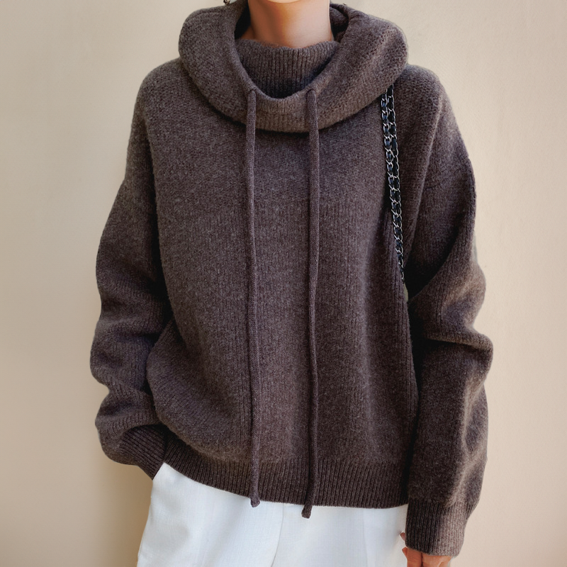 Julie - Premium Feinstrick Rollkragenpullover