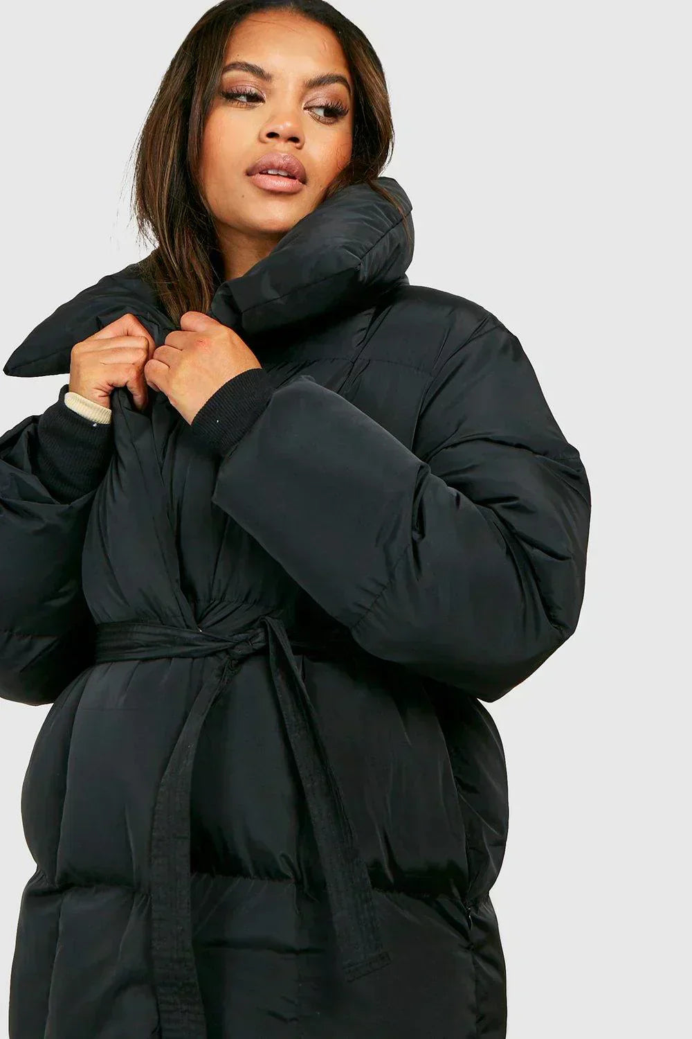 Julianna - Gesteppte Luxusjacke mit Gürtel