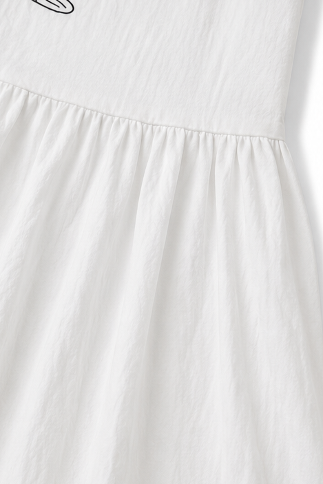 Rosalinde – Fließendes Maxi-Kleid mit Rüschensaum