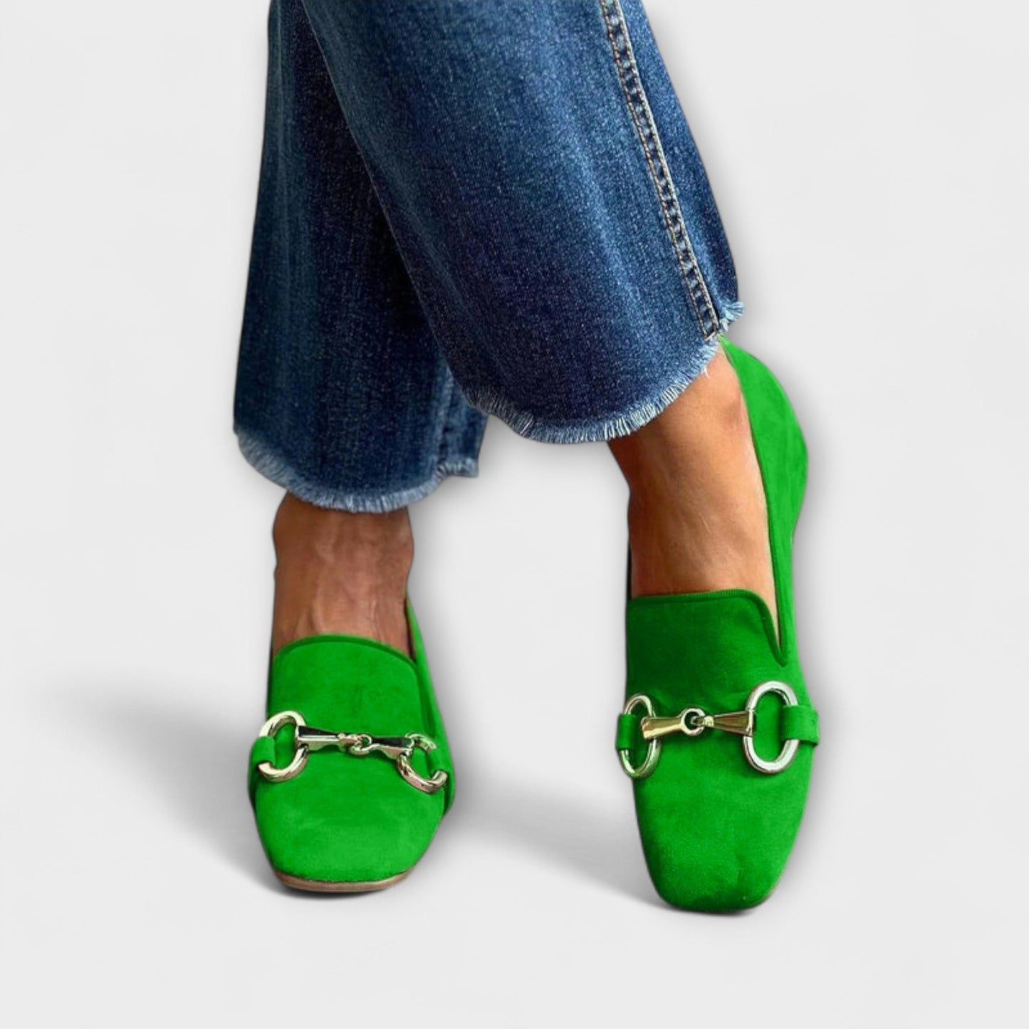 Taliah – Loafer mit eckiger Spitze und Schnalle