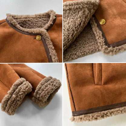 Lila - Shearling Jacke