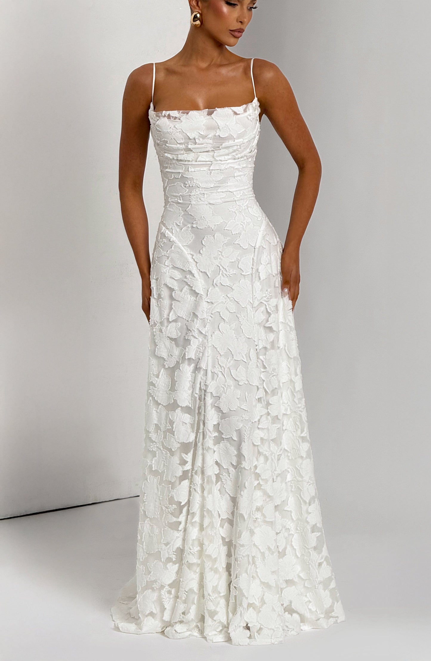 Hebe - Florales Maxikleid