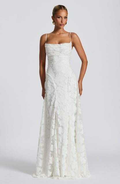 Hebe - Florales Maxikleid