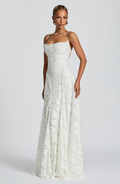 Hebe - Florales Maxikleid