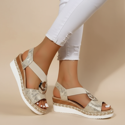 Zara | Elegante Plateau Sandalen