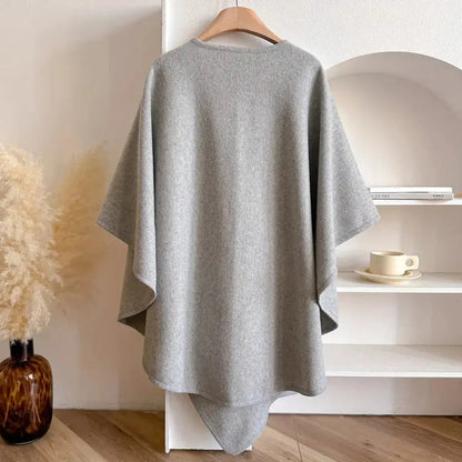 Langer Poncho Schal