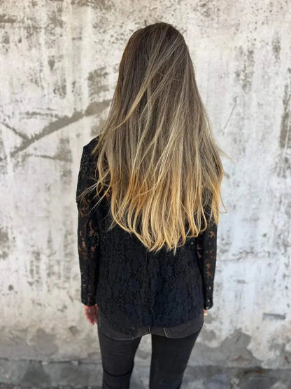 Lucienne -  Eleganter Damenblazer mit Spitze