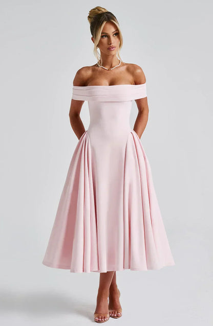 Nyx - Mühelos elegantes Midikleid