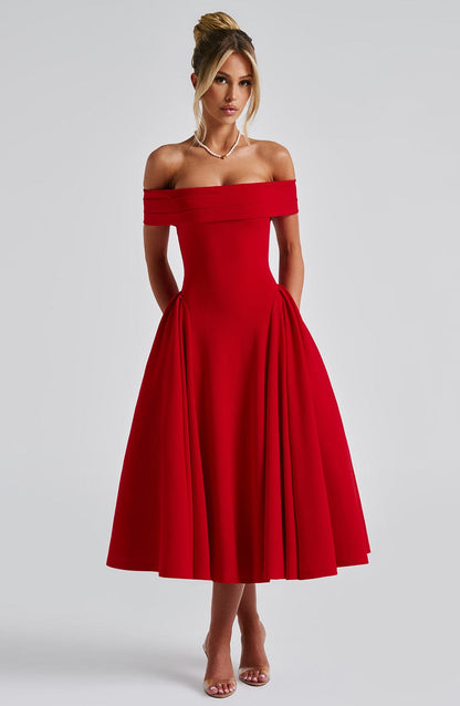 Nyx - Mühelos elegantes Midikleid