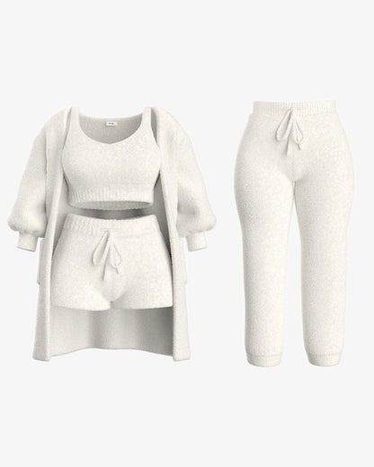 Tallulah – Bouclé Strick Pyjama Set