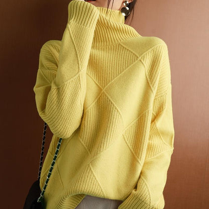 Cozy Rollkragenpullover