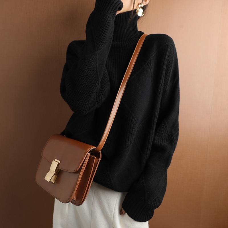 Cozy Rollkragenpullover