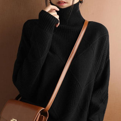 Cozy Rollkragenpullover