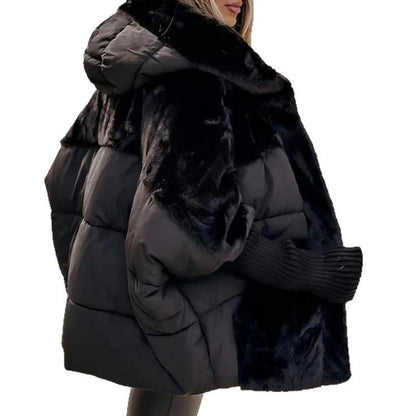 Yohan - Patchwork-Puffer mit Kapuze