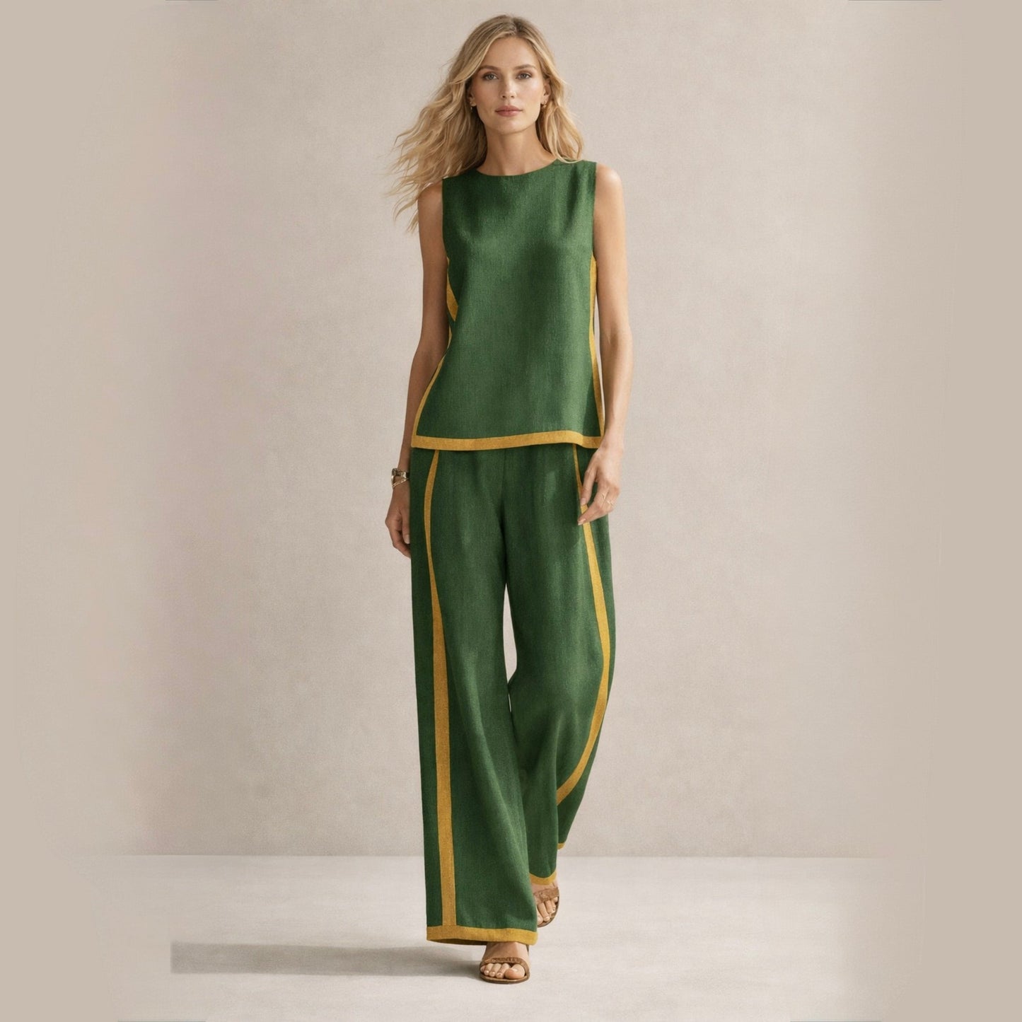 Sophie | Elegantes Set Mit Weiten Beinen