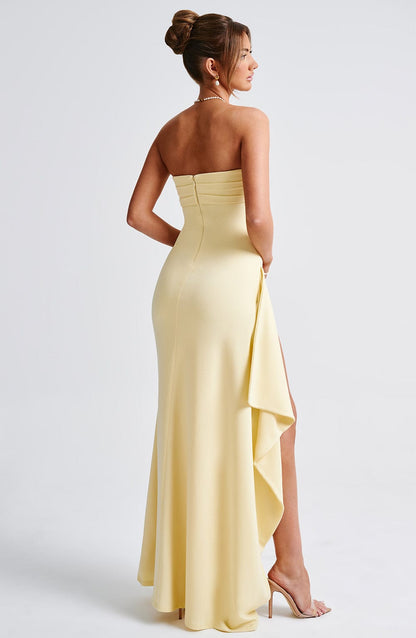 Bia - Maxikleid – Zitrone